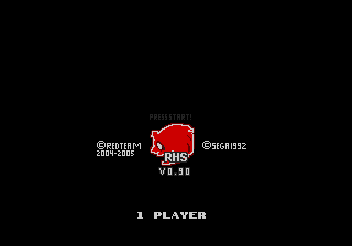 Red Hot Sonic 2 Title Screen